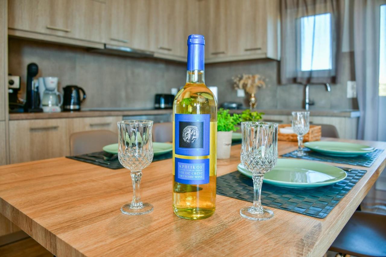 Sitia Bay View Villa Apartment Bagian luar foto